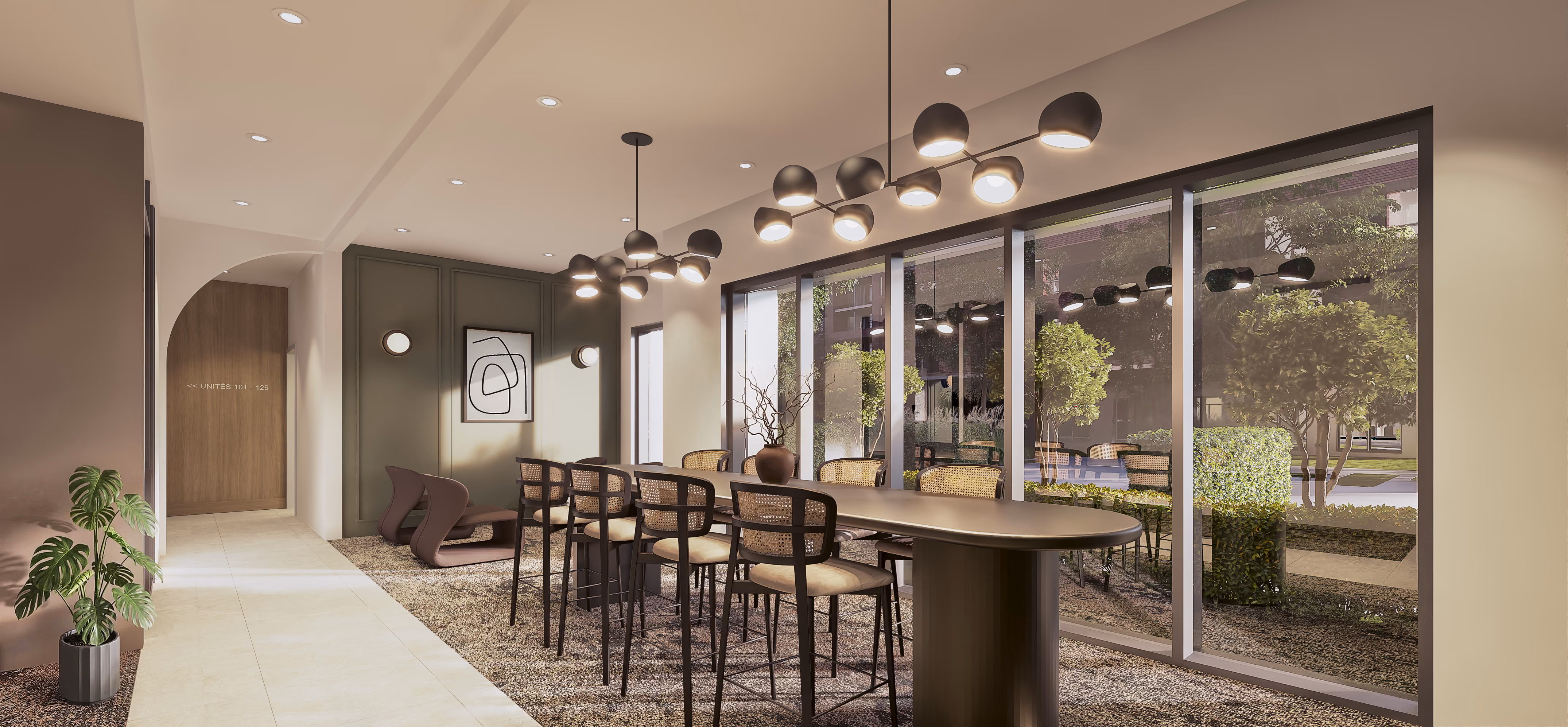 Aménagement intérieur du projet VAIA